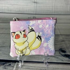 Bioworld InuYasha Kirara Floral Tie-Dye Coin Purse